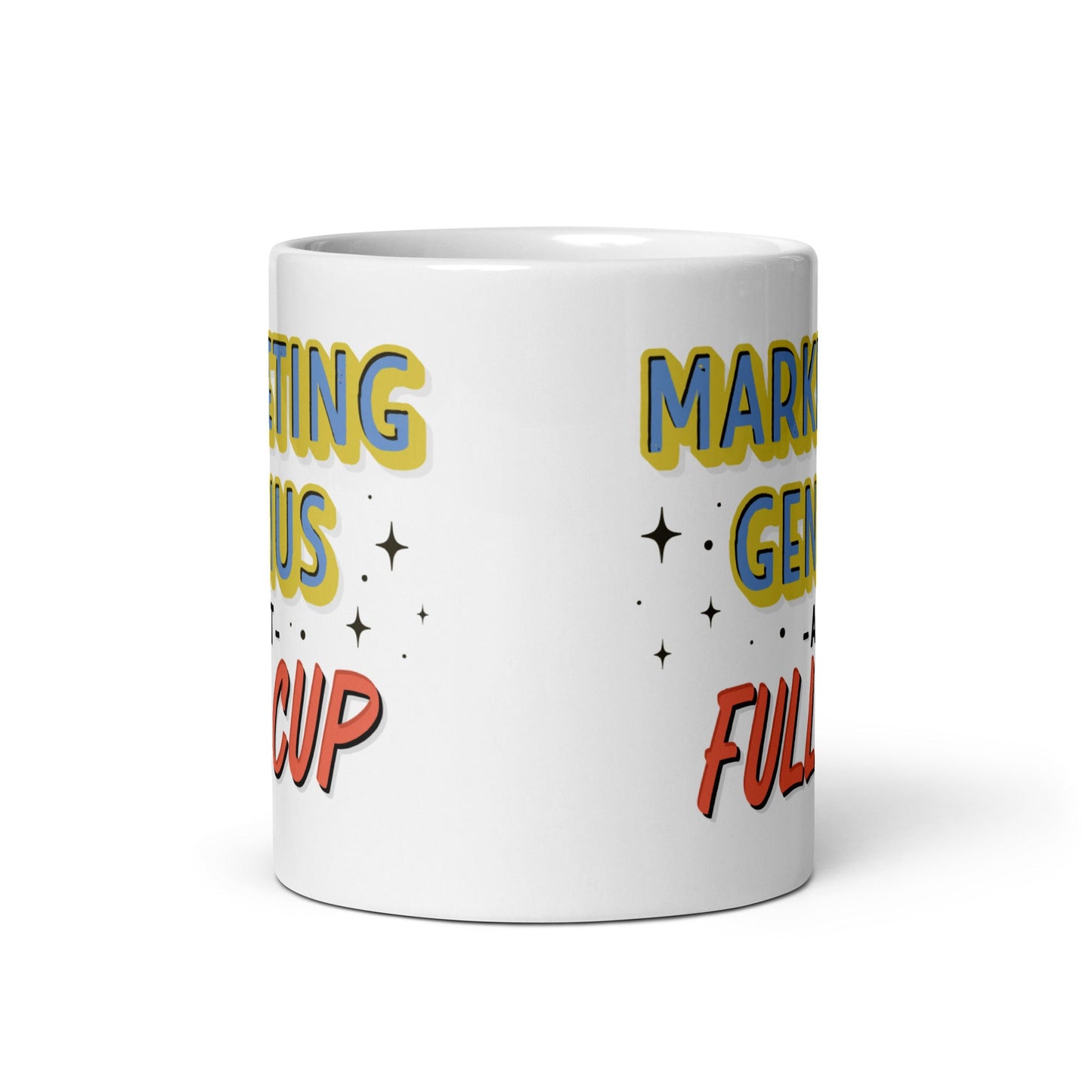 Marketing Genius Mug - Essential Coffee Cup for Digital Marketers, Perfect Agency Gift, Influencer's Top Pick, Holiday Coworker Present - themarketeerboutique